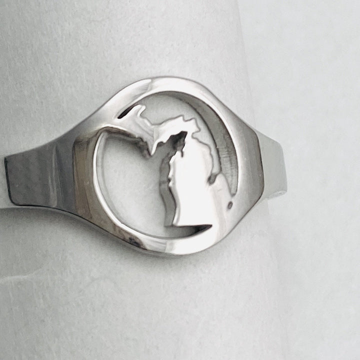 *Michigan Cutout Ring Adjustable - Be Inspired UP