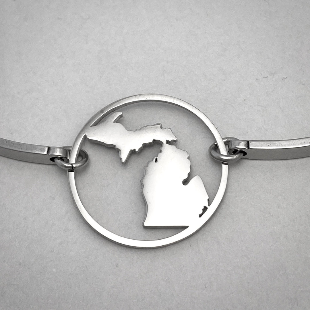 Michigan Large Charm Bracelet - Be Inspired UP