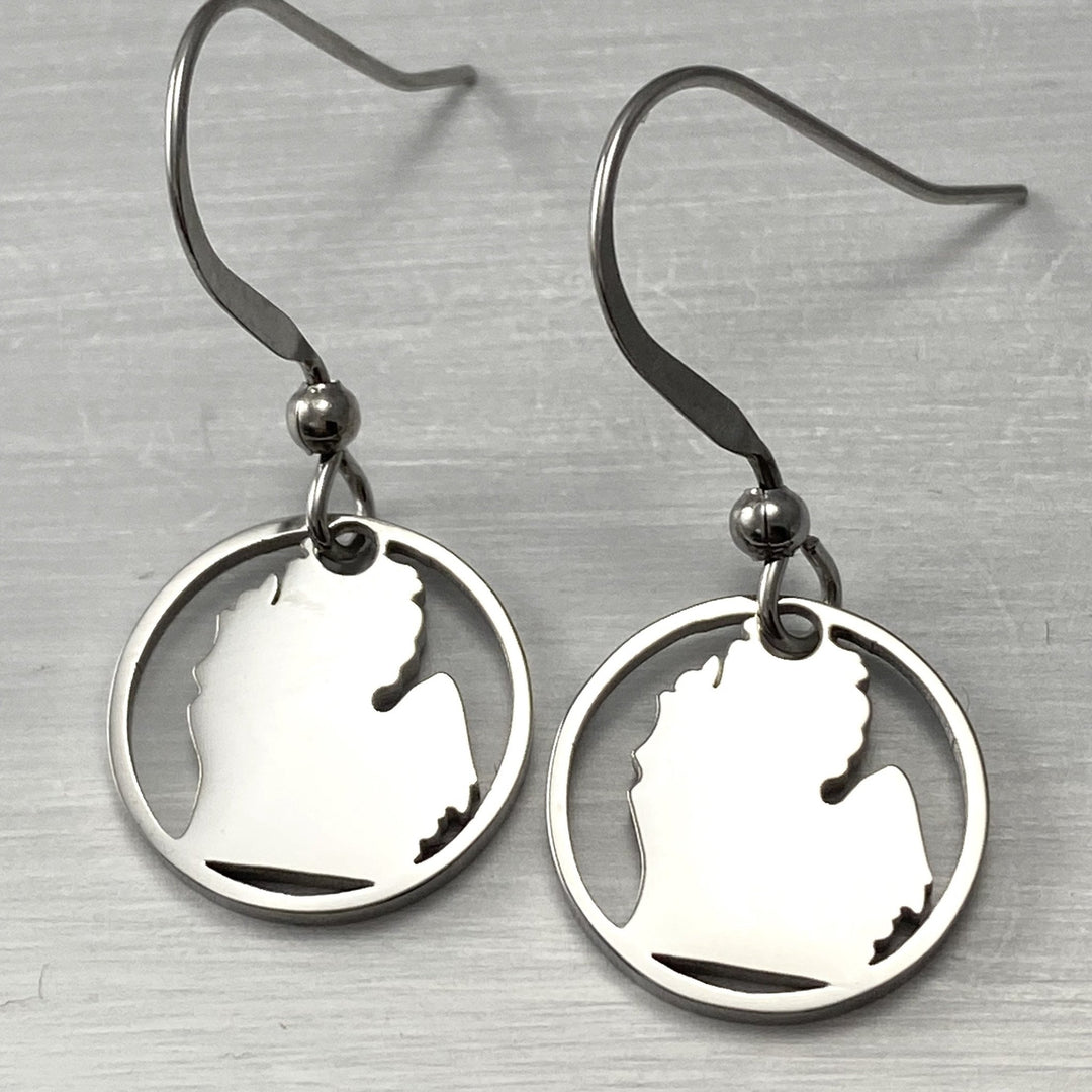 Michigan Mitten Mini Earrings - Be Inspired UP