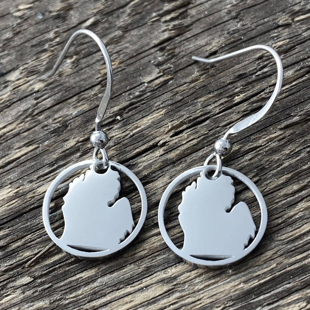 Michigan Mitten Mini Earrings - Be Inspired UP