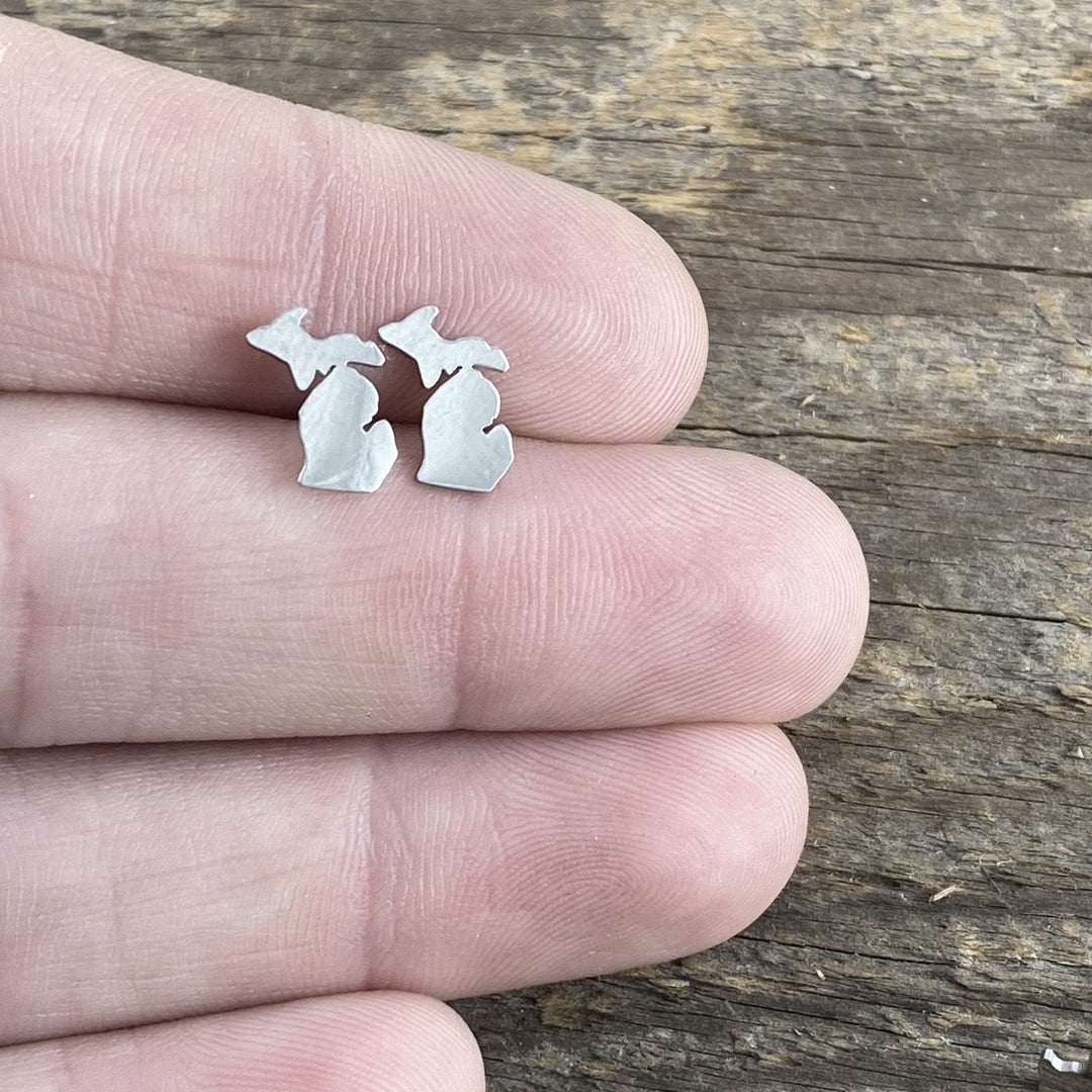 Michigan Post Earrings - Regular or Petite - Be Inspired UP