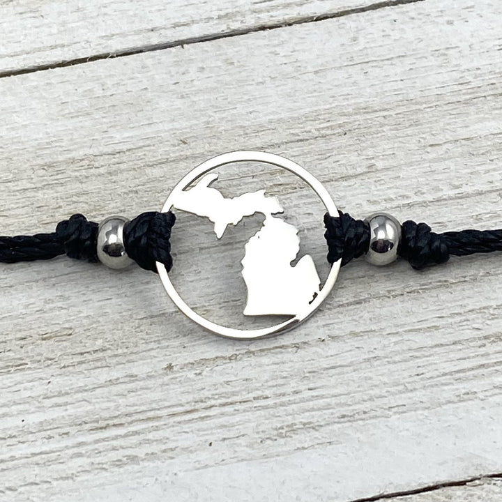 Michigan Pull Cord Bracelet - Be Inspired UP