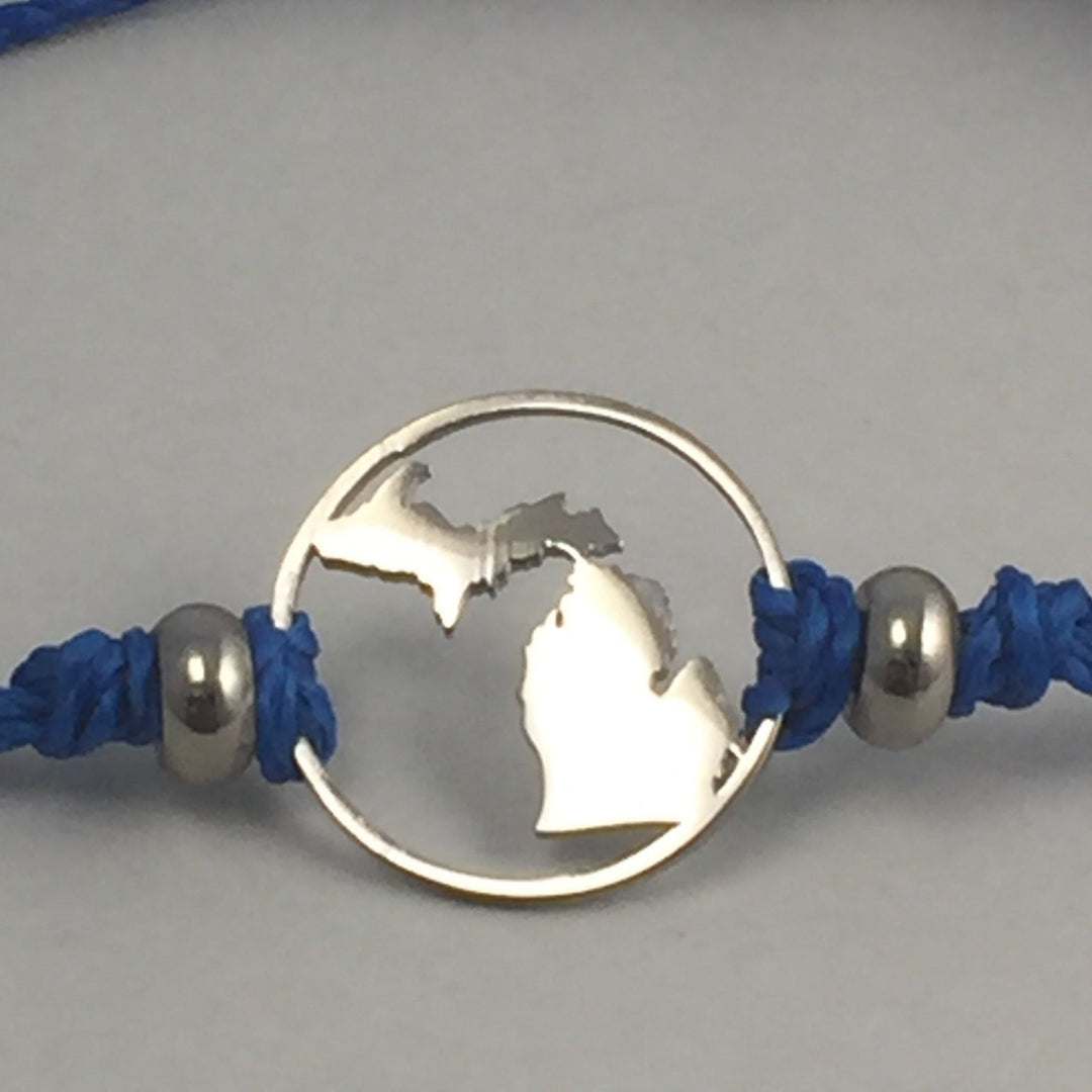 Michigan Pull Cord Bracelet - Be Inspired UP