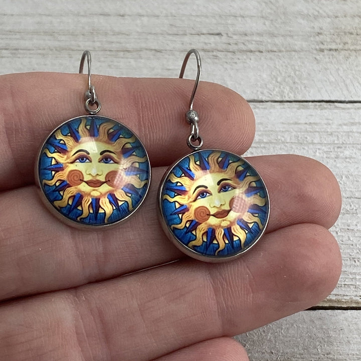 Mindful Mandala Earrings Sun, E Yelland - Be Inspired UP