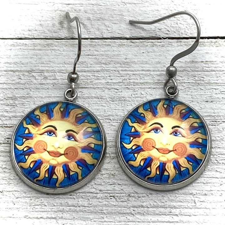 Mindful Mandala Earrings Sun, E Yelland - Be Inspired UP