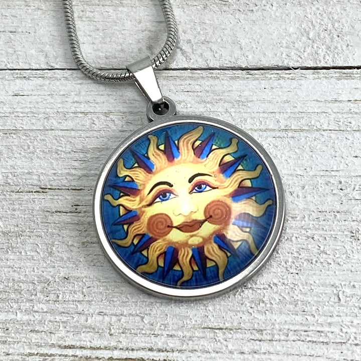 Mindful Mandala Pendant Sun, E Yelland - Be Inspired UP