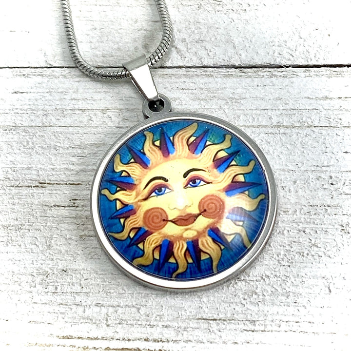 Mindful Mandala Pendant Sun, E Yelland - Be Inspired UP