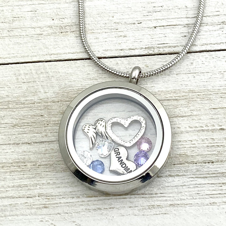 Mom Love Glass Locket - Be Inspired UP