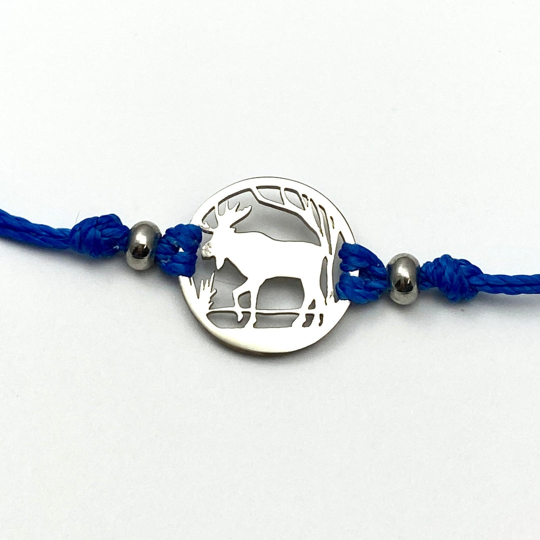 Moose in the Woods Pull Cord Anklet - Be Inspired UP