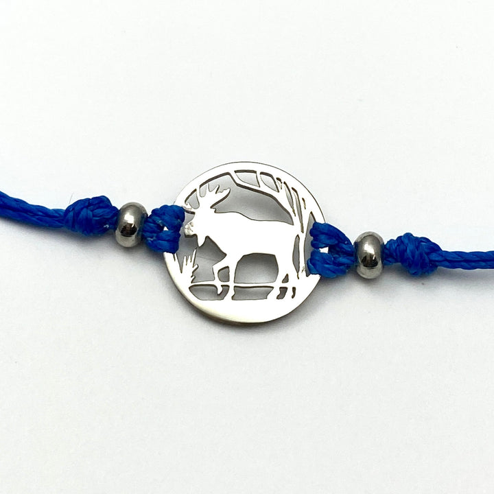 Moose in the Woods Pull Cord Anklet - Be Inspired UP