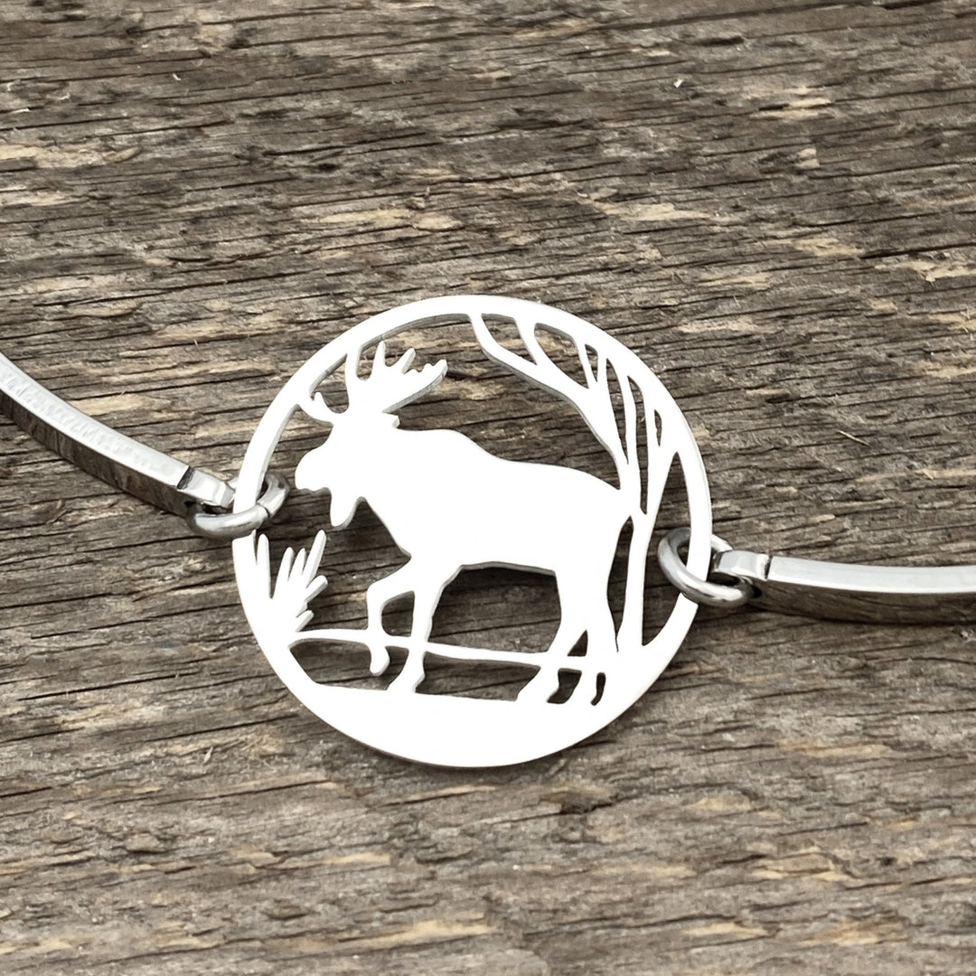 Moose Large Charm Bracelet - Be Inspired UP