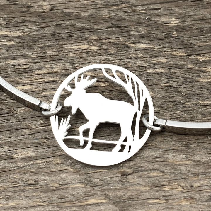 Moose Large Charm Bracelet - Be Inspired UP