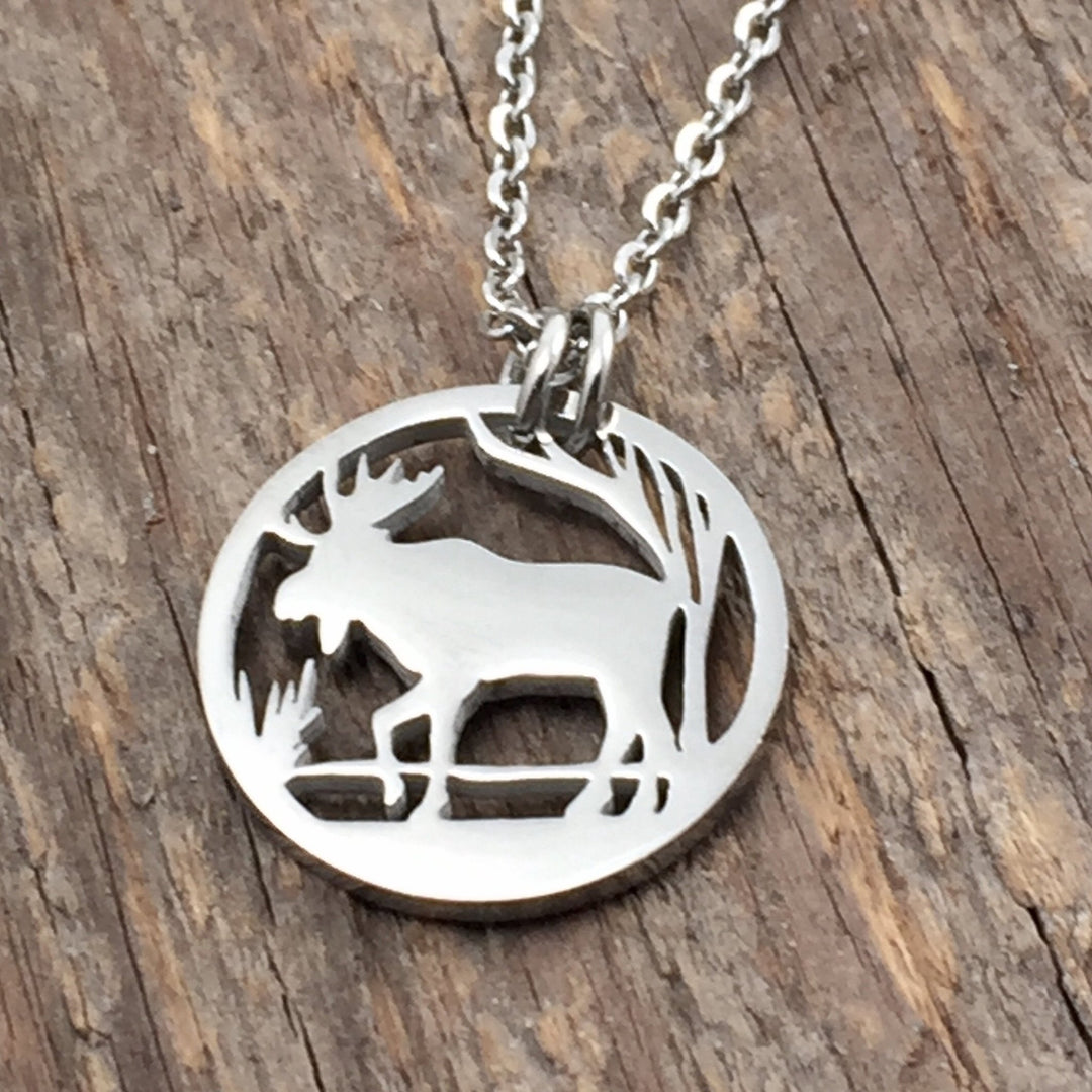 Moose Woods Pendant, large or petite - Be Inspired UP