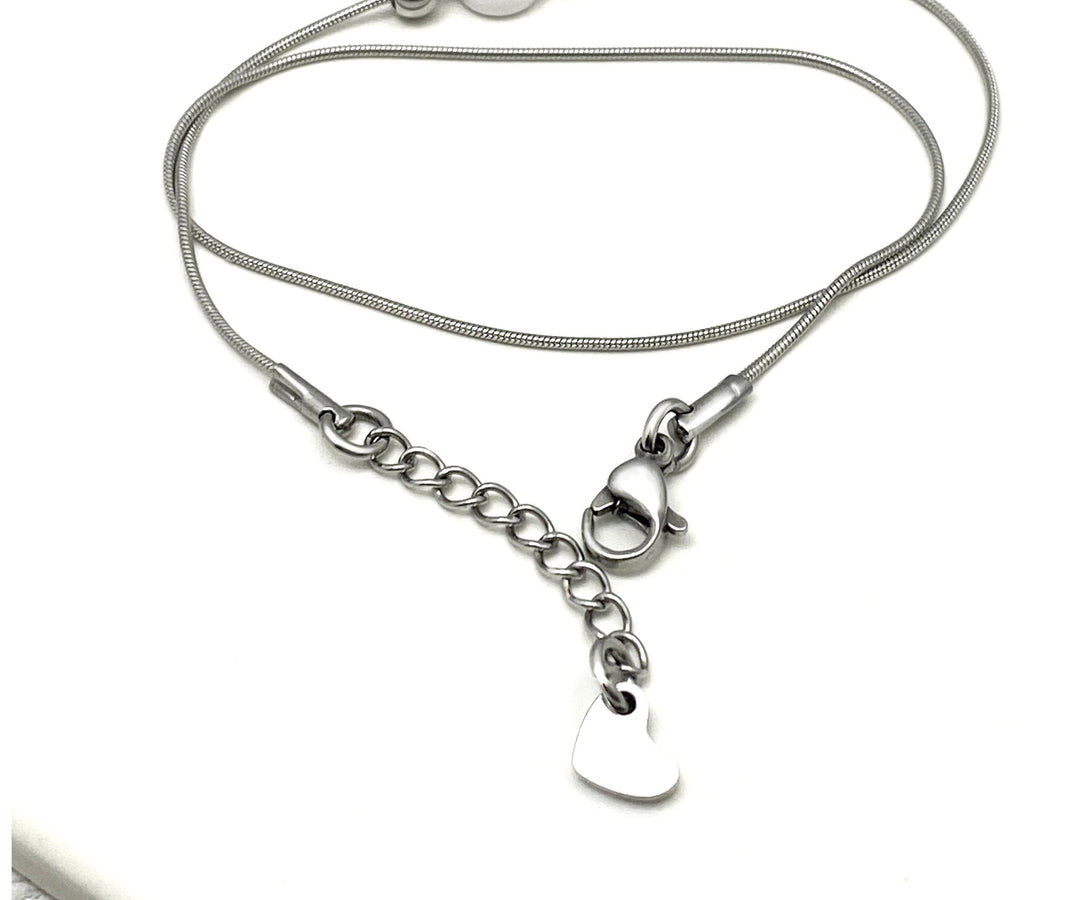 Name Initial chain wrap bracelet Silver - Be Inspired UP
