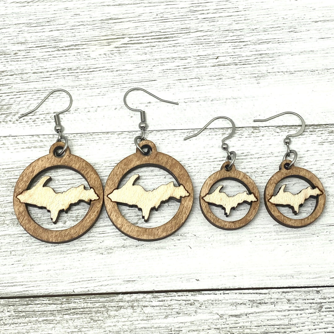 New York Wooden Cutout Earrings - Be Inspired UP