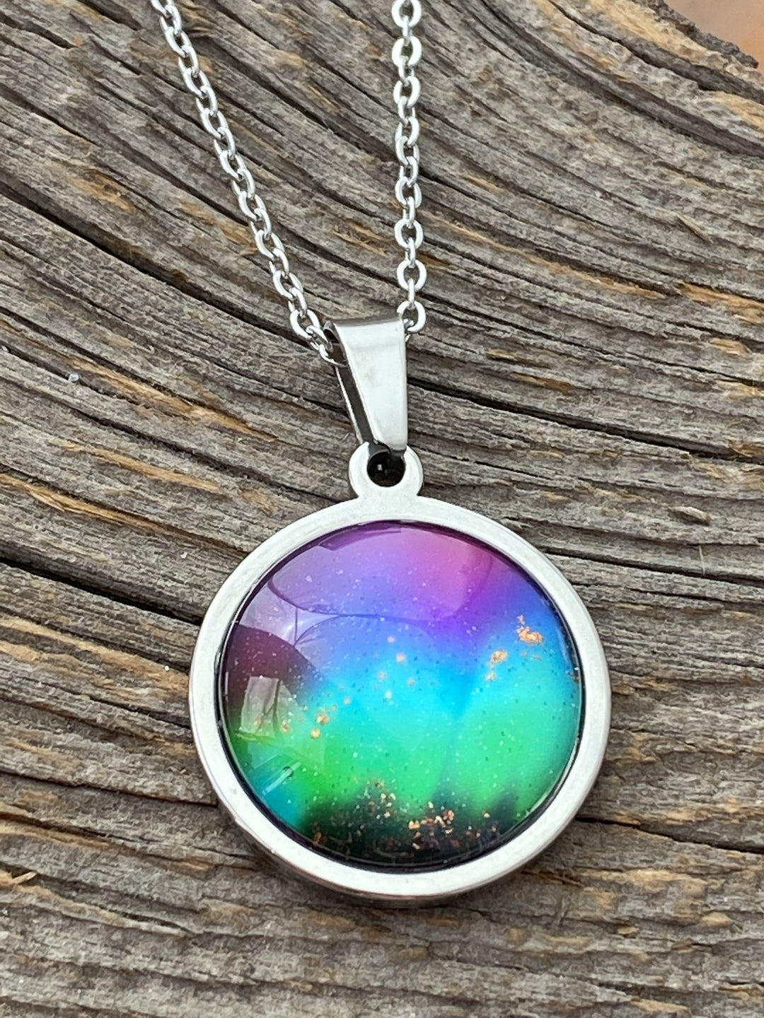 Northern Lights "Aurora" Pendant- Petite - Be Inspired UP