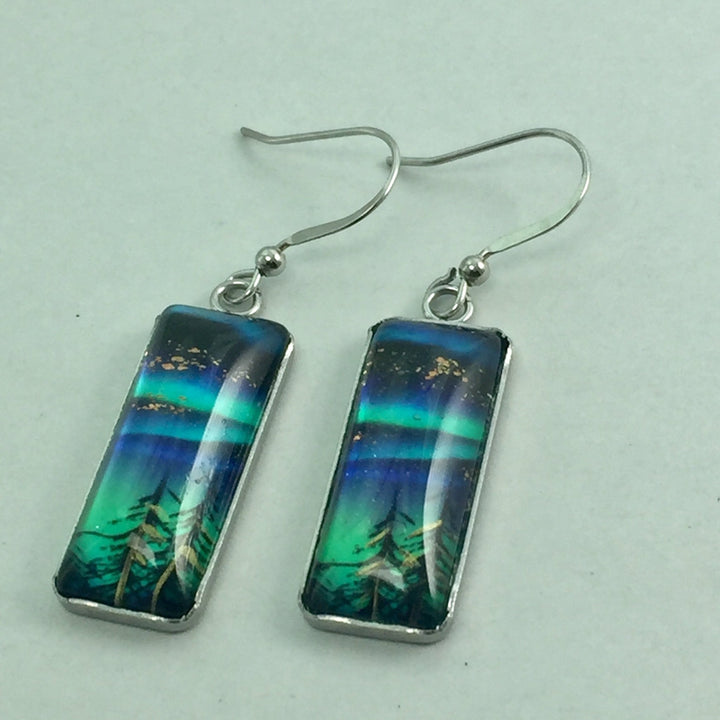 Northern Lights "Tree Tops" Earrings - Be Inspired UP
