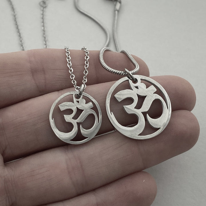 Om Symbol Pendant, large or petite - Be Inspired UP