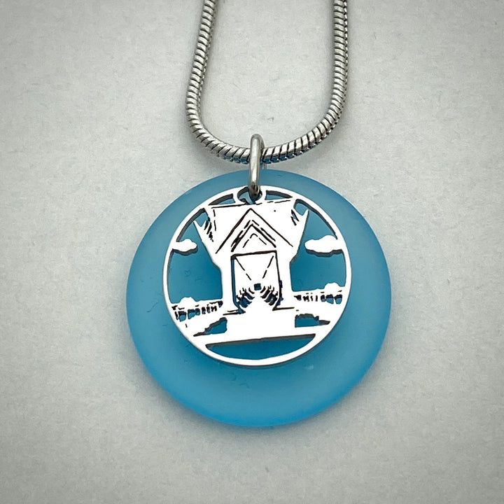 Ore Dock Beach Glass Pendant - Be Inspired UP