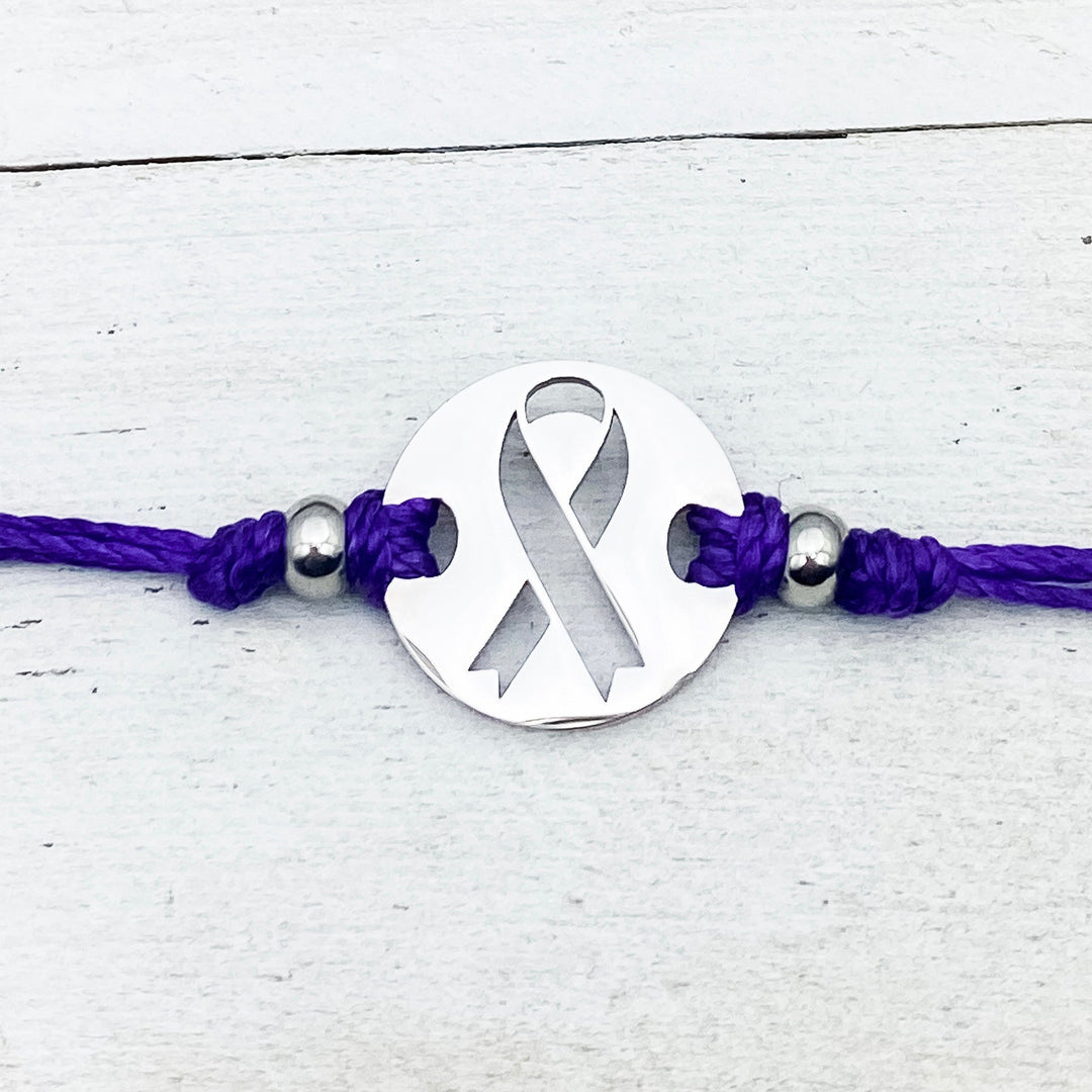 Ribbon Hope & Awareness Bracelet - Be Inspired UP