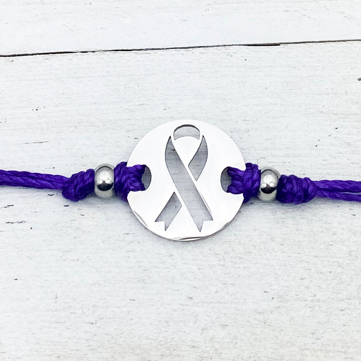 Ribbon Hope & Awareness Bracelet - Be Inspired UP