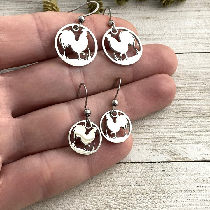 Rooster Earrings - Be Inspired UP