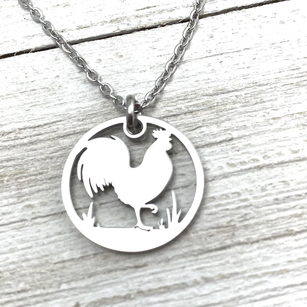 Rooster Pendant, petite or mini - Be Inspired UP