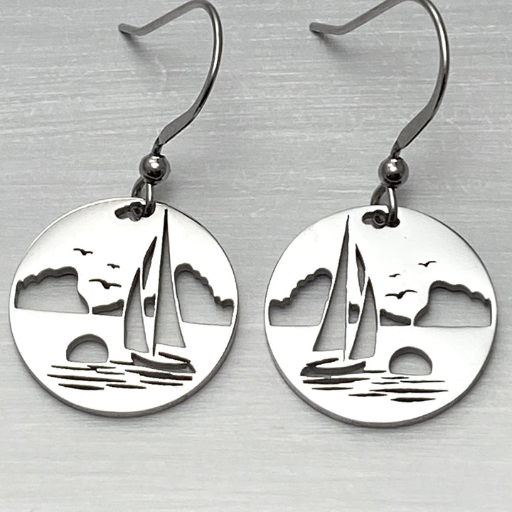 Sailboat Earrings - Be Inspired UP