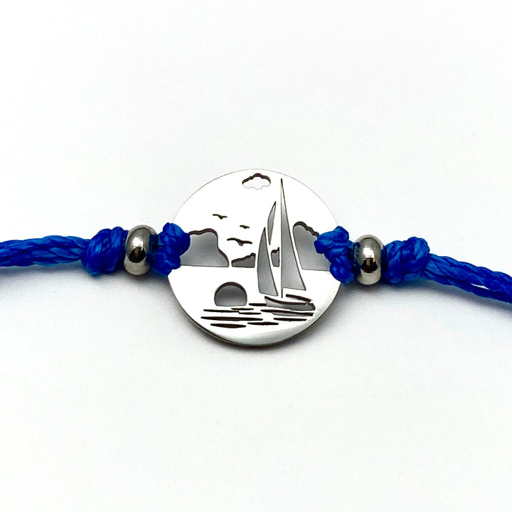 Sailboat Pull Cord Anklet - Be Inspired UP