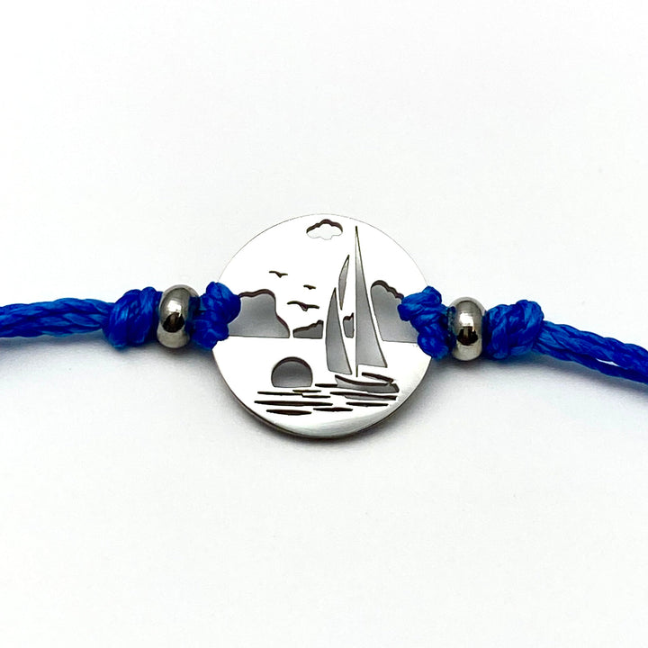 SailBoat Pull Cord Bracelet - Be Inspired UP