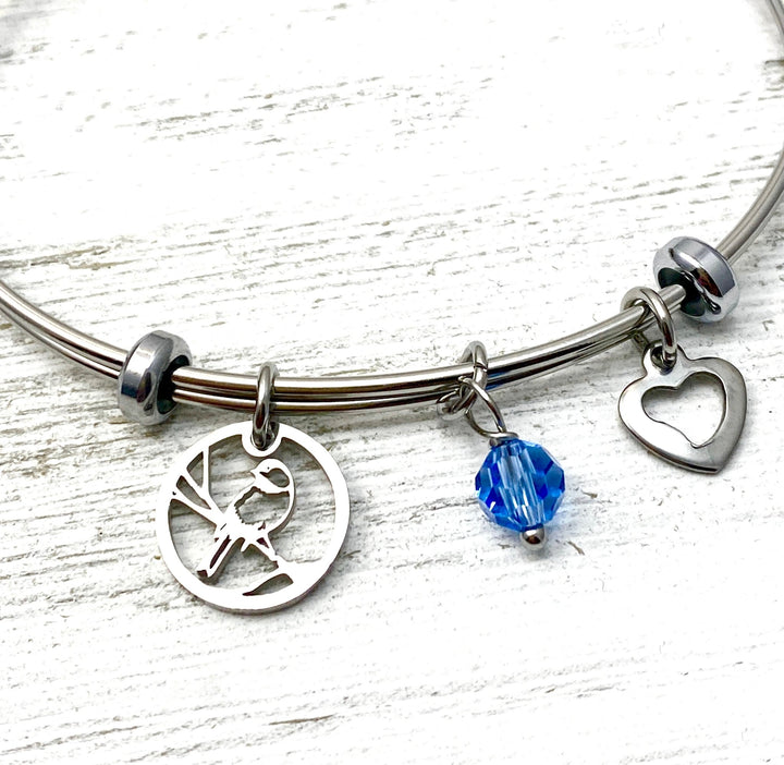 Songbird Charmed Cuff Bracelet - Be Inspired UP