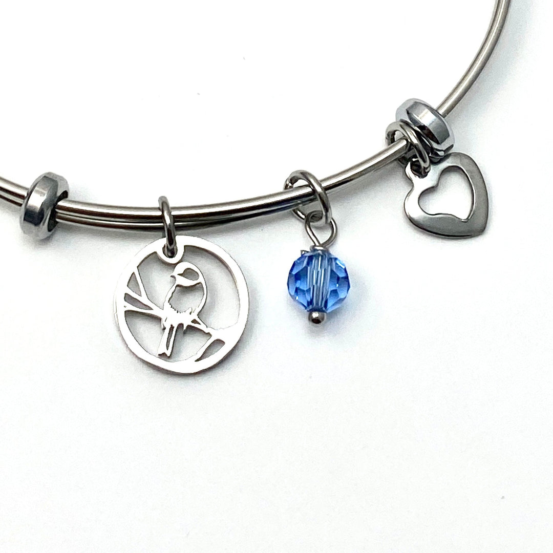 Songbird Charmed Cuff Bracelet - Be Inspired UP