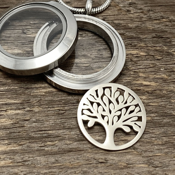 Tree of Life Glass Locket - Be Inspired UP