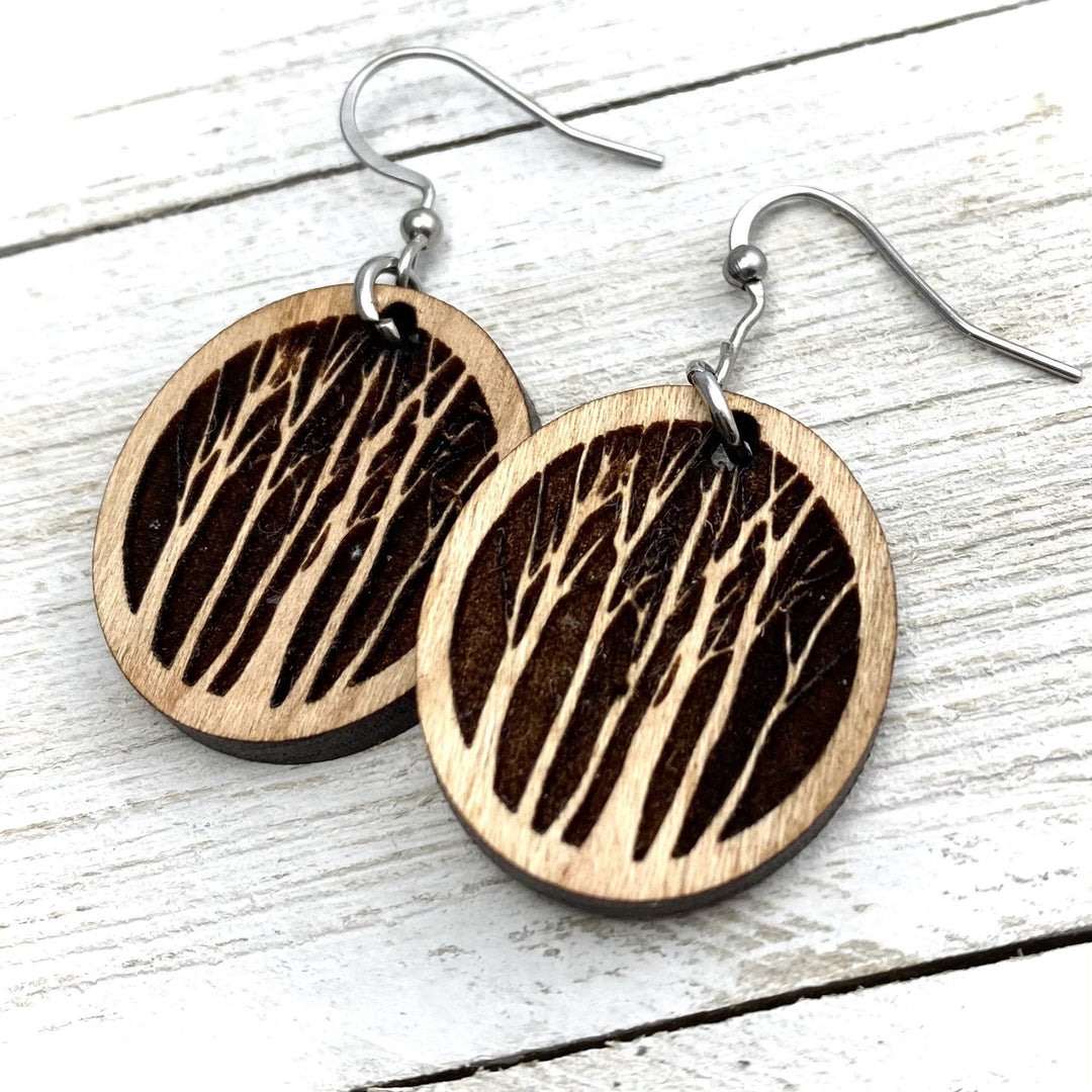 Trees Wilderness Earrings - Be Inspired UP