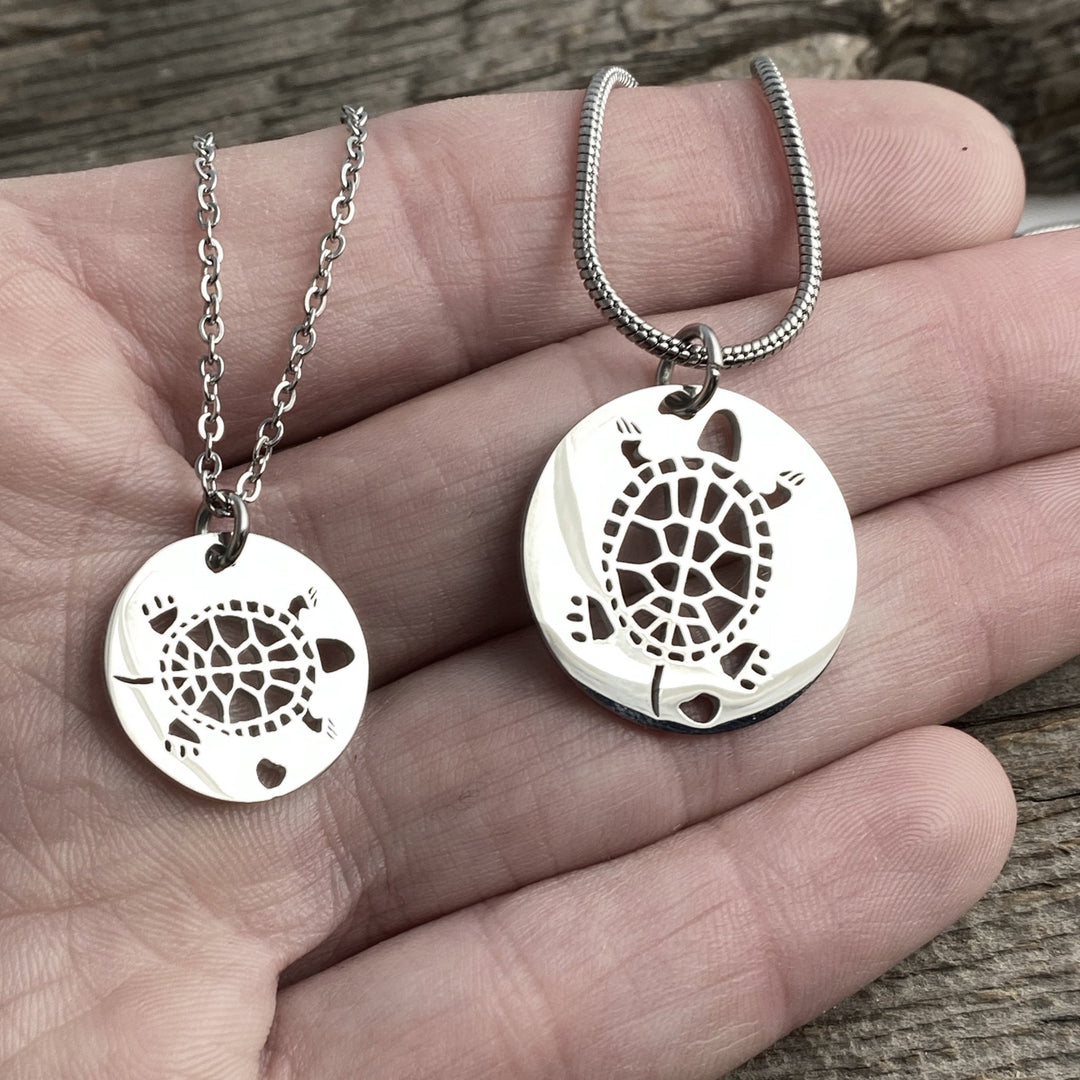 Turtle Pendant, large or petite - Be Inspired UP