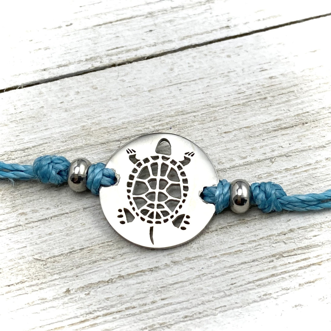 *Turtle Pull Cord Anklet - Be Inspired UP