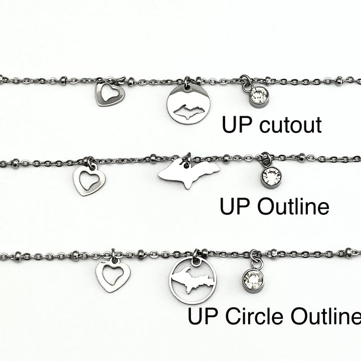 UP Charm Anklets - 3 designs - Be Inspired UP