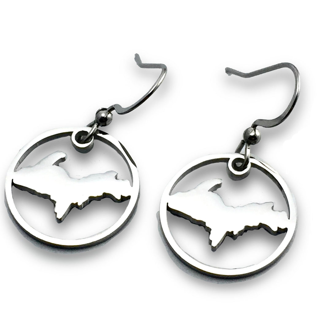 UP Circle Outline Earrings - Be Inspired UP