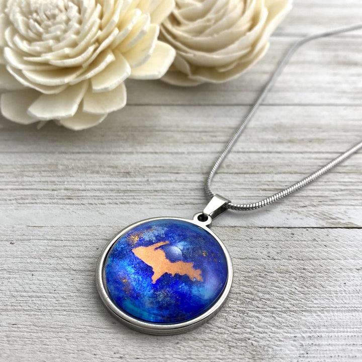 UP Copper Blue, Pendant, Large or Petite - Be Inspired UP