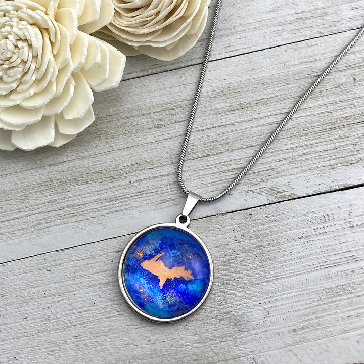 UP Copper Blue, Pendant, Large or Petite - Be Inspired UP
