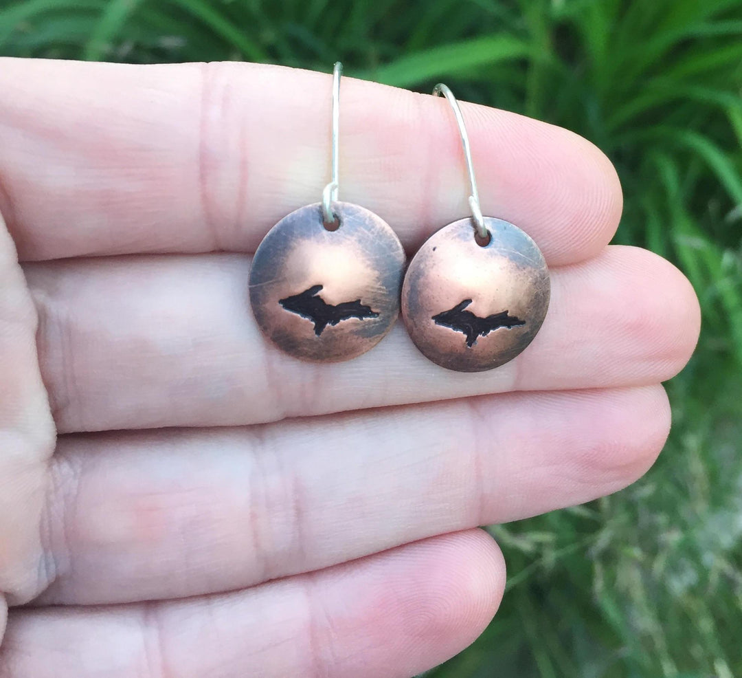 UP Copper Earrings - Be Inspired UP
