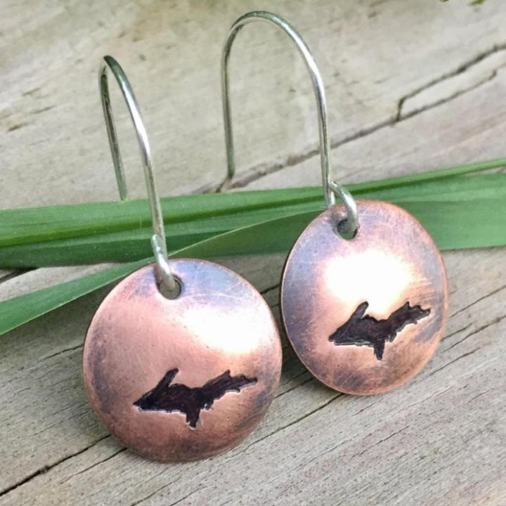 UP Copper Earrings - Be Inspired UP