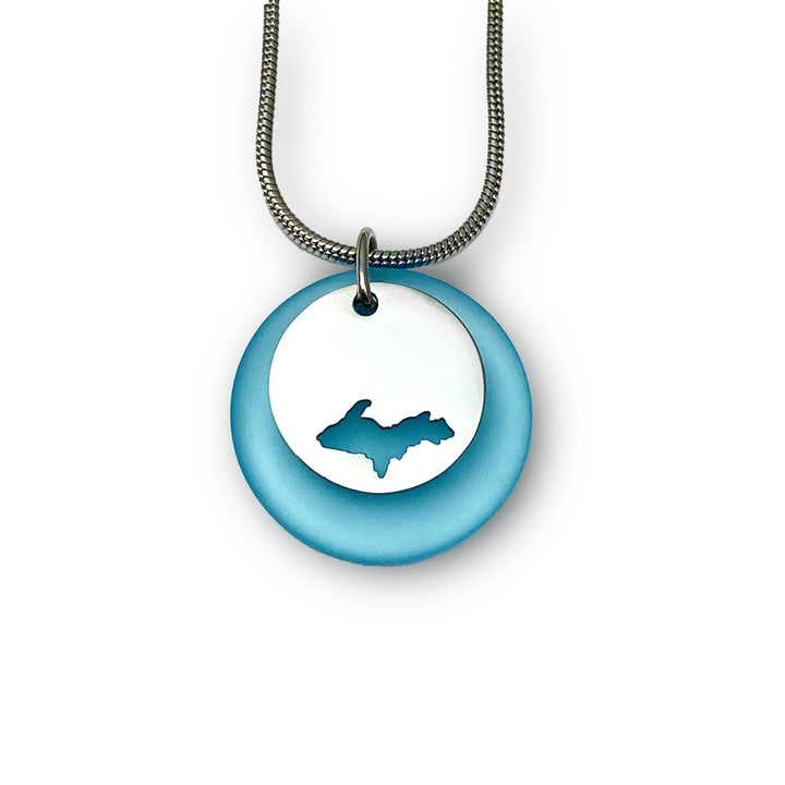 UP Cutout Beach Glass Pendant - Be Inspired UP