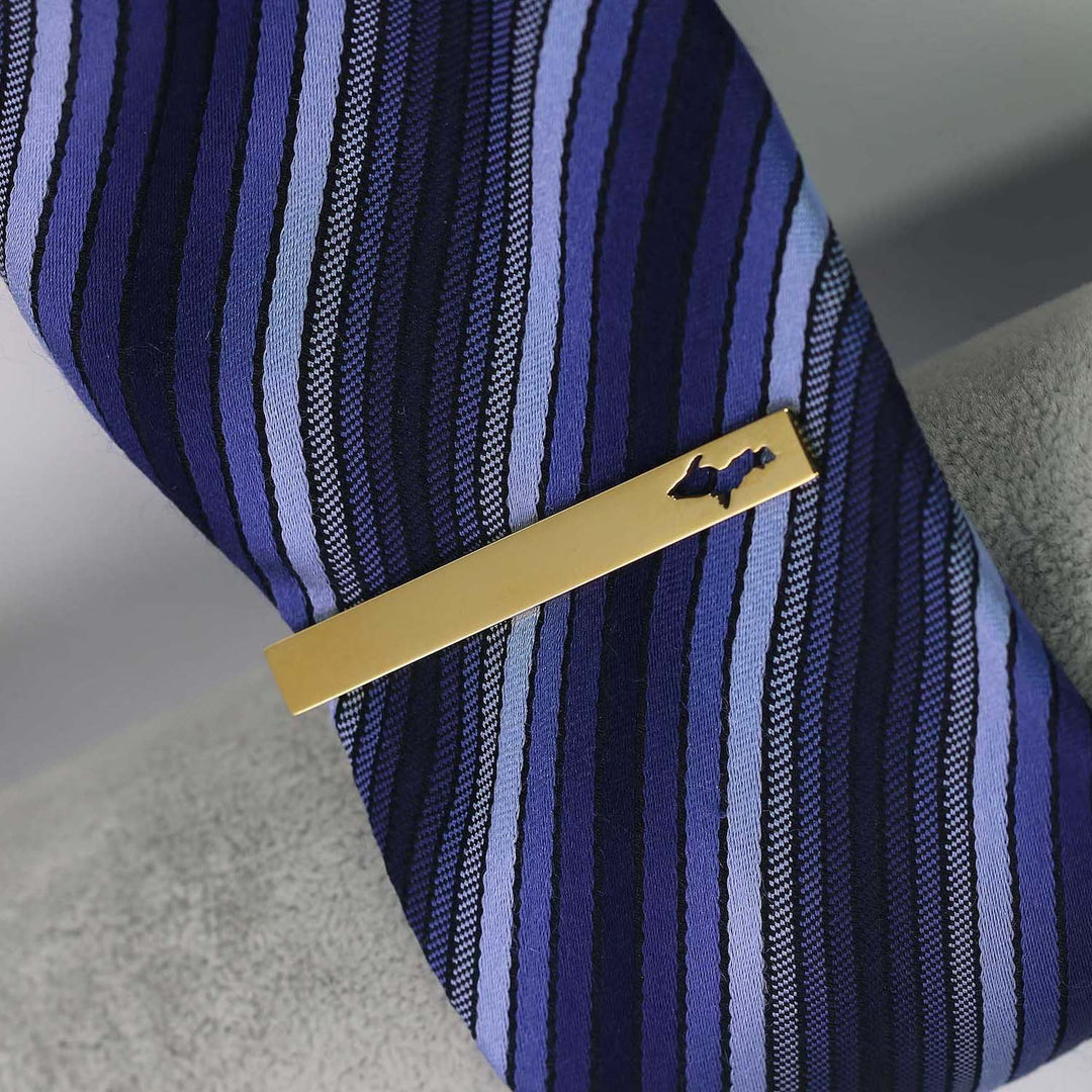 UP Cutout Tie Clip Gold - Be Inspired UP