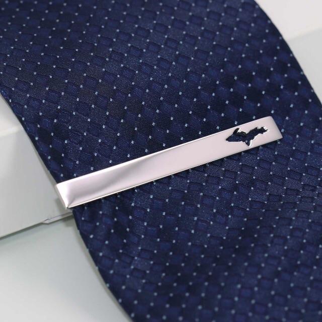 UP Cutout Tie Clip Silver - Be Inspired UP