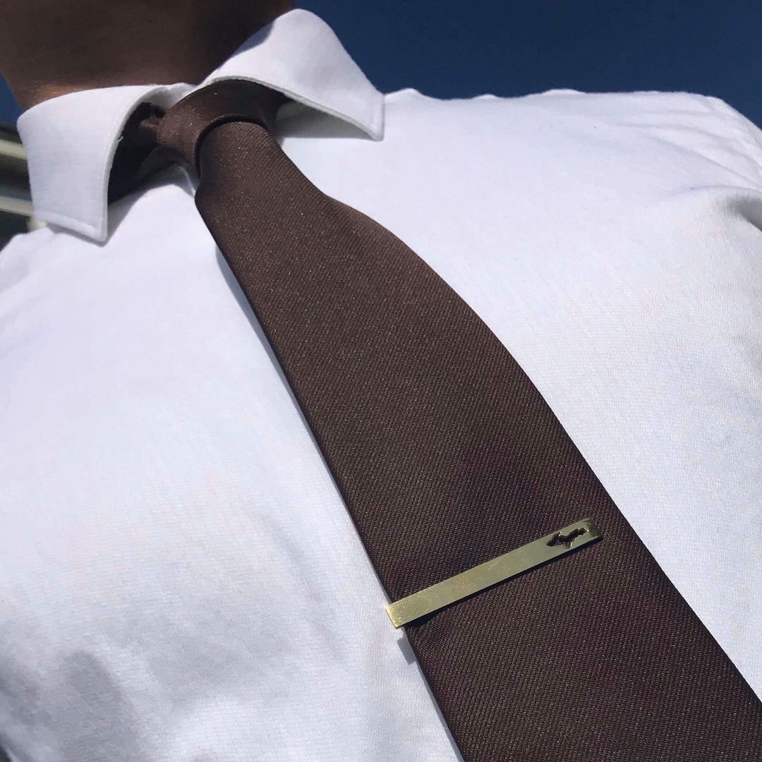 UP Cutout Tie Clip Silver - Be Inspired UP
