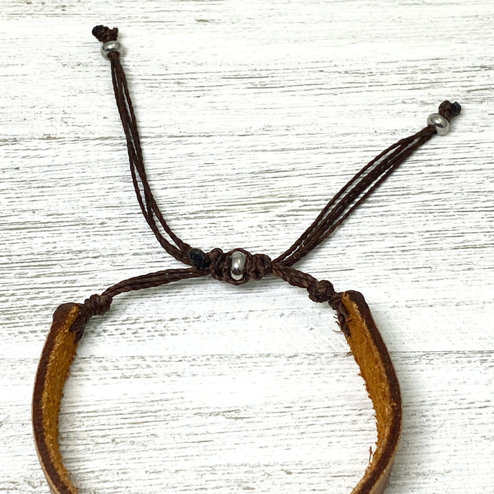 UP Leather bracelet adjustable genuine leather - Be Inspired UP