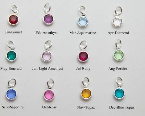 UP Petite Outline Pendant w/Birthstone Charm - Be Inspired UP