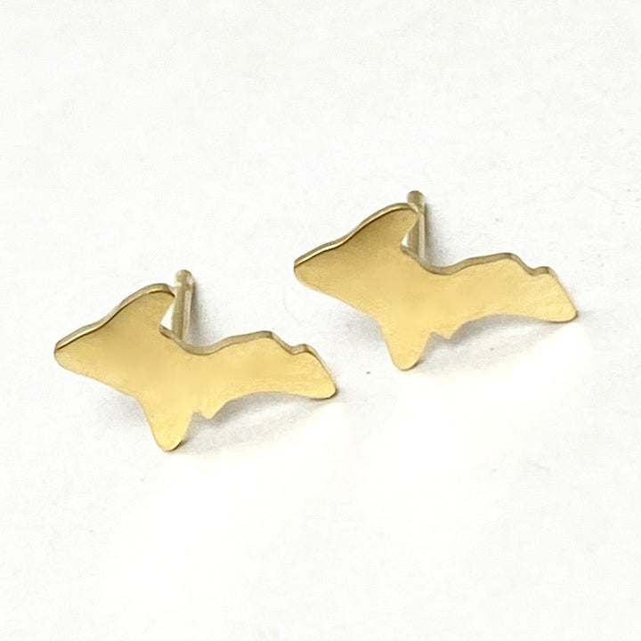 UP Post Earrings Gold - Be Inspired UP