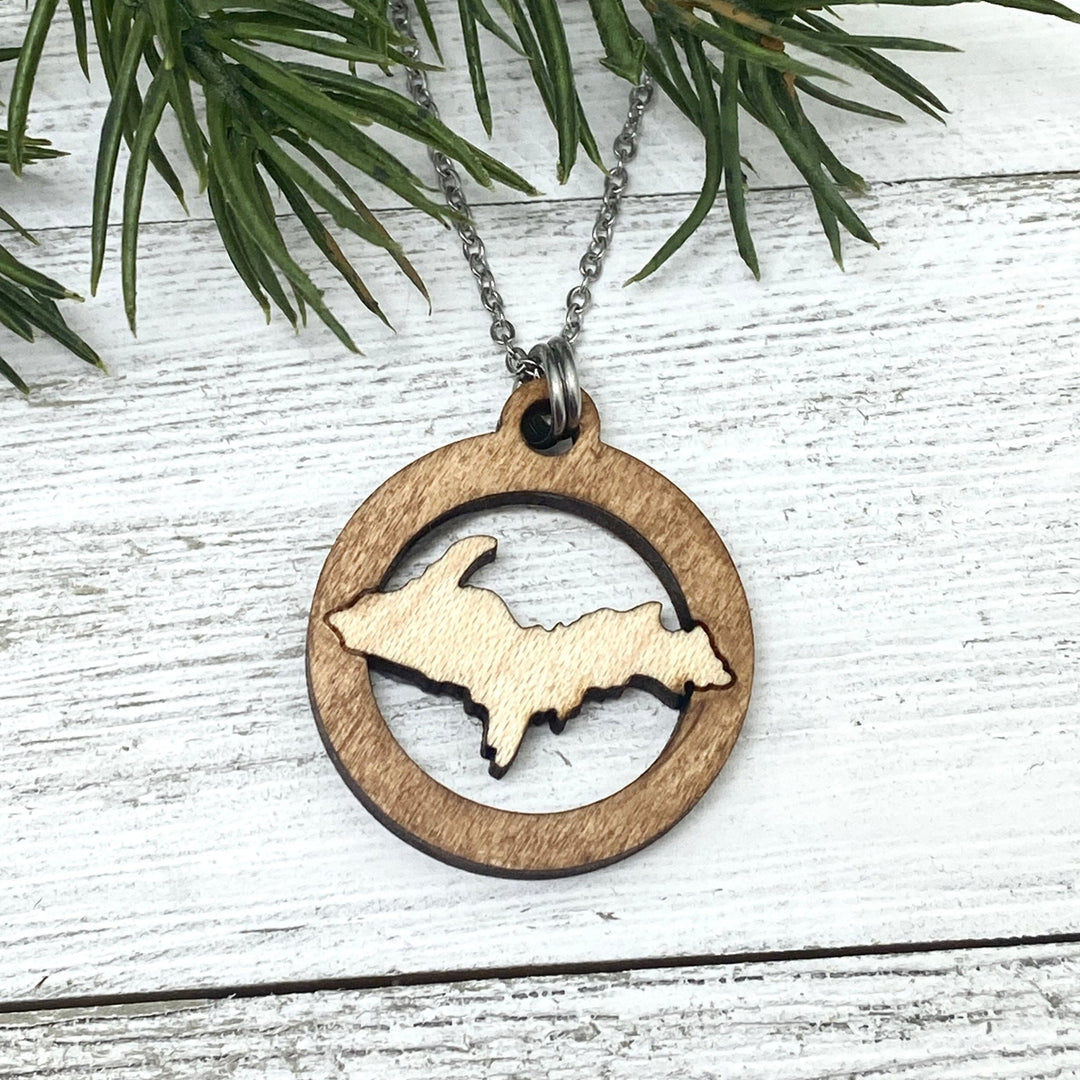 UP Wooden Pendant, Cutout Large or Petite size - Be Inspired UP